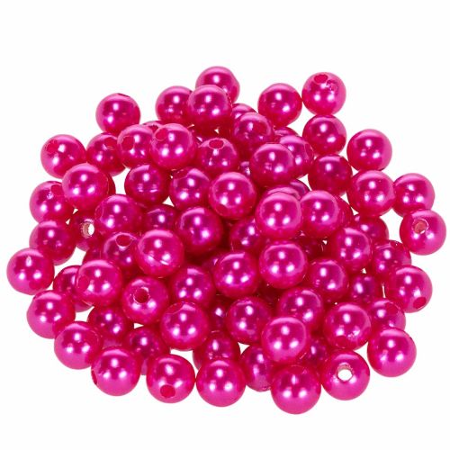 Dekoperlen Kunststoff Ø10 mm Pink 115 Stück bestellen | Floristik24.at