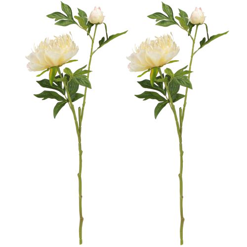 Artikel Deko Pfingstrosen Kunstblumen Gelbe Blüte L64cm 2St