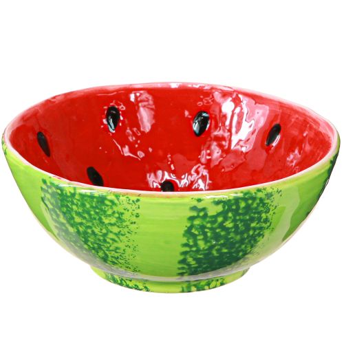Deko Schale Keramik Wassermelone Sommerdeko Ø15cm H6cm