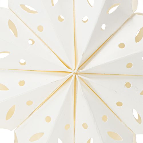 Artikel Deko Schneeflocken zum Aufhängen Papier Weiß 15cm 4 St