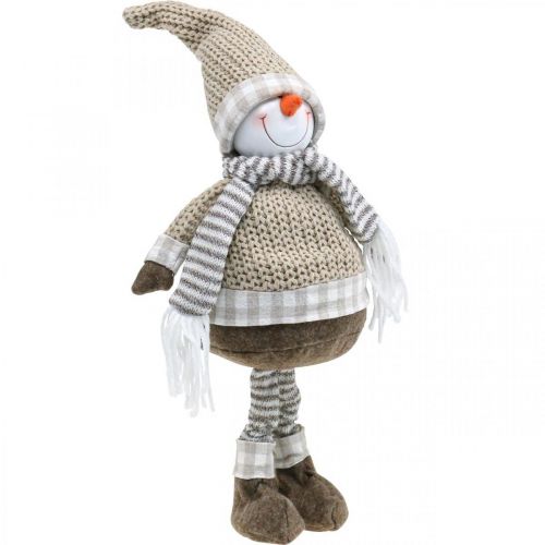 Floristik24 Deko Schneemann mit Mütze und Schal Weihnachtsfigur H44cm