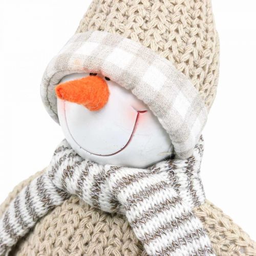 Floristik24 Deko Schneemann mit Mütze und Schal Weihnachtsfigur H44cm