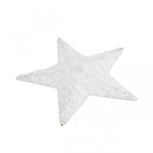 Artikel Deko Stern Weihnachten Weihnachtsdeko Stern Weiß H15cm 6St
