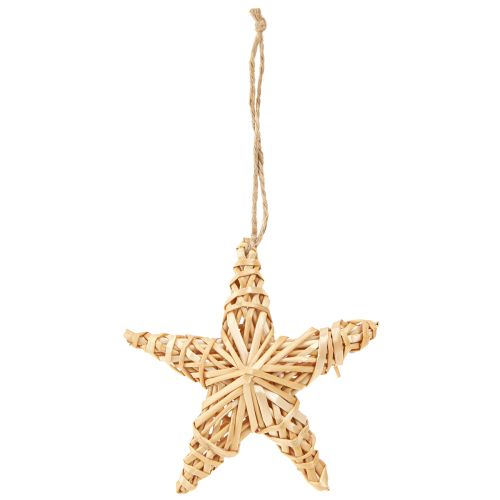 Artikel Deko Sterne Christbaumschmuck Rattan Natur 11cm 6 St