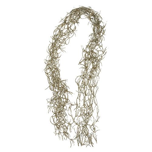 Floristik24 Deko Strang Tillandsia Gold 100cm 10St