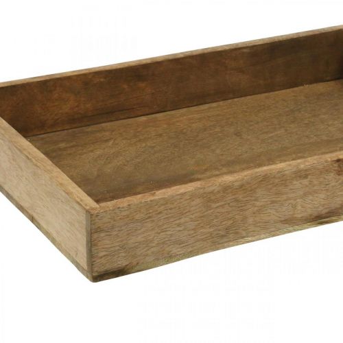Deko Tablett Holztablett rechteckig Gesteckunterlage 37×25cm
