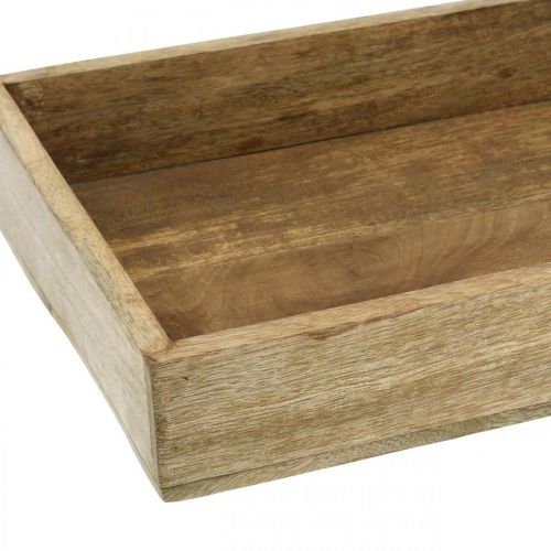 Floristik24 Deko Tablett Holztablett rechteckig Gesteckunterlage 32×22cm
