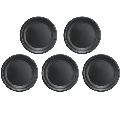Artikel Deko Teller Metall Schale Dekoteller Anthrazit Ø26cm 5St