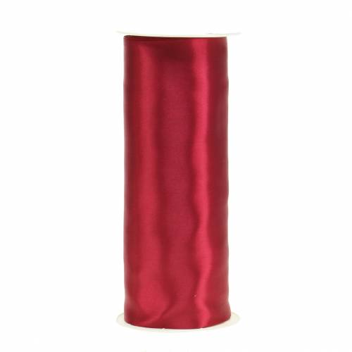 Floristik24 Satinband Tischband Bordeaux 200mm 10m