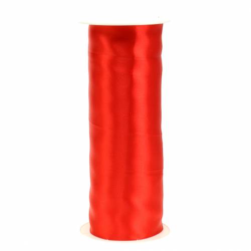 Floristik24 Satinband Tischband Rot 200mm 10m