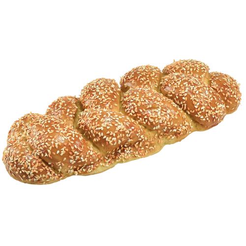 Deko Brot Hefezopf mit Sesam Lebensmittelattrappe 30cm