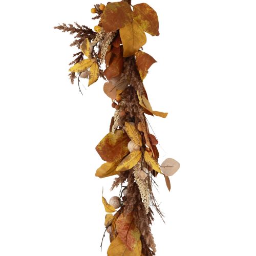 Floristik24 Deko Girlande Herbstgirlande, Pflanzengirlande bunte Herbstblätter Deko 195cm