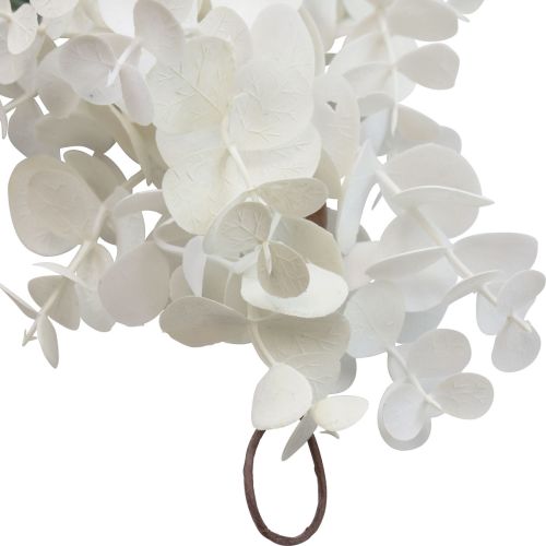 Artikel Deko Girlande Pflanzengirlande Eukalyptus künstliche Rosen Dry Optik 170cm Gebleicht