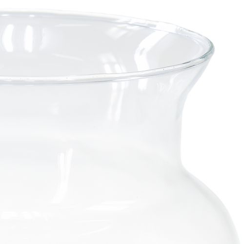 Artikel Deko Glas Vase Windlicht Glas Klar Ø18cm H20cm