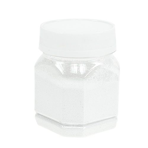 Floristik24 Deko Glitter Weiß 115g