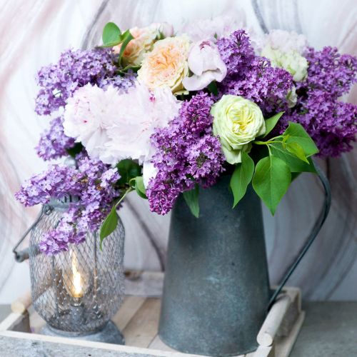 Floristik24 Deko Krug Vintage Ø15cm H27cm