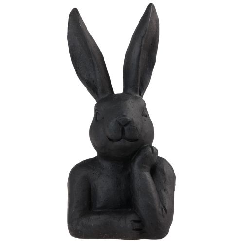 Artikel Deko Osterhase Schwarz Hasenbüste Osterdeko 22,5cm