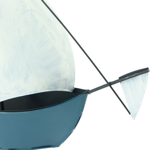 Floristik24 Deko Segelboot Metall Schiff zum Dekorieren 32,5×10×29cm