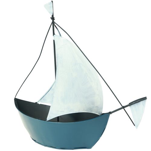 Floristik24 Deko Segelboot Metall Schiff zum Dekorieren 32,5×10×29cm