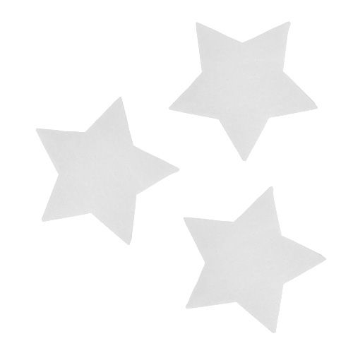 Artikel Deko-Sterne Weiß 7cm 8St