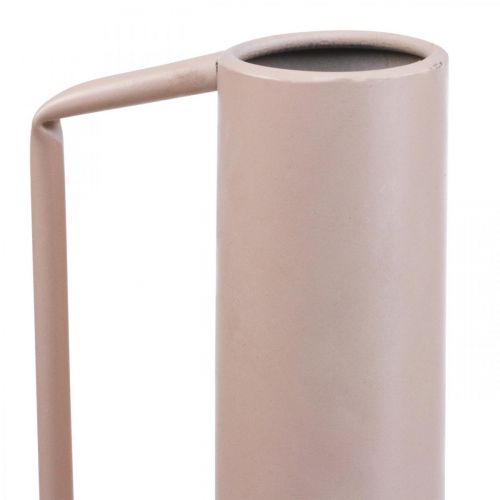 Artikel Deko Vase Metall Dekokanne Hell Rosa 19,5cm H38,5cm