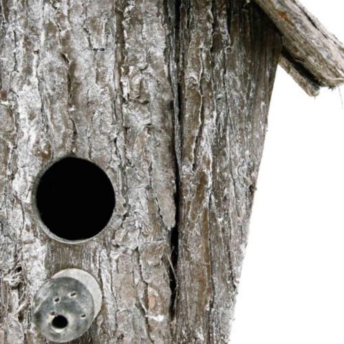 Deko Vogelhäuschen zum Hängen Vogelhaus Deko Rinde H21cm