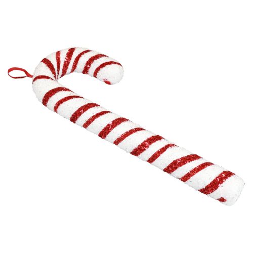 Artikel Deko Zuckerstange Weihnachten Schaufensterdekoration Rot Weiß Gestreift H51,5cm