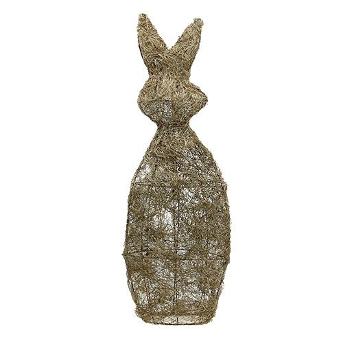 Floristik24 Deko Hase aus Rebe Natur 80cm 1St
