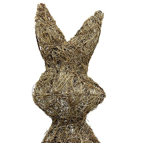 Floristik24 Deko Hase aus Rebe Natur 80cm 1St