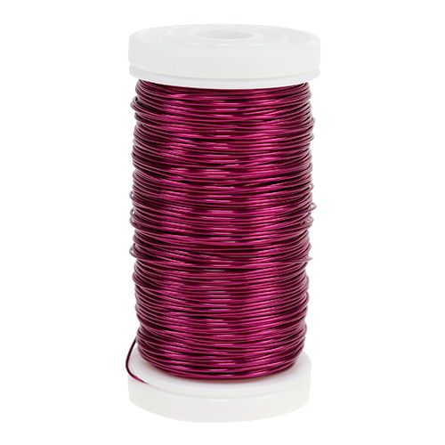 Floristik24 Dekolackdraht Ø0,50mm 100g/50m Pink