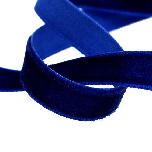 Artikel Dekobänder Velvet Blau 10mm 20m