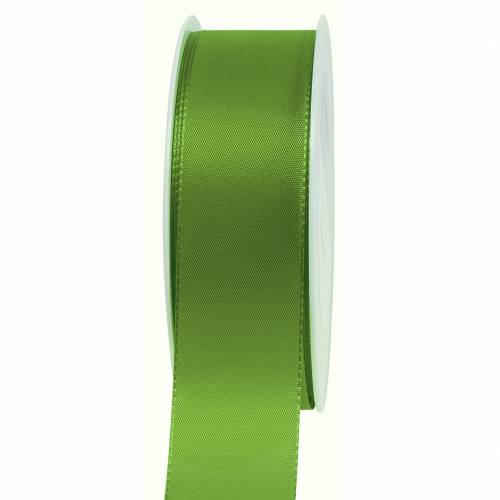 Floristik24 Geschenk- und Dekorationsband Grün 40mm 50m