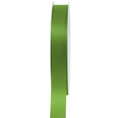 Floristik24 Geschenk- und Dekorationsband Grün 15mm 50m