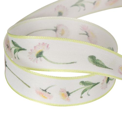 Geschenkband Blütenmuster