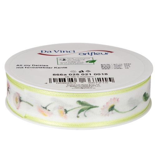 Geschenkband Blütenmuster