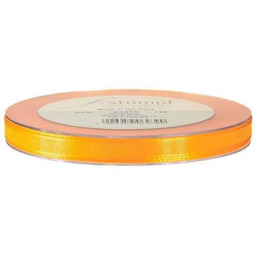 Artikel Dekoband Geschenkband Orange Band Webkante 8mm 50m