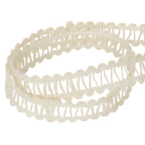 Dekoband aus Jute Cremeweiß 15mm x 15m – Natürliche Geschenk- und Dekorationband | Floristik24.at