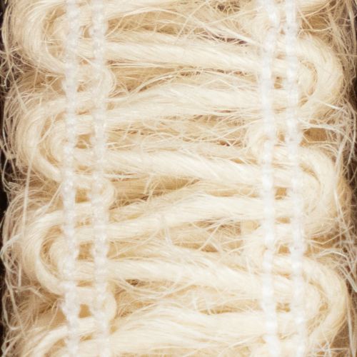 Dekoband aus Jute Cremeweiß 15mm x 15m – Natürliche Geschenk- und Dekorationband | Floristik24.at