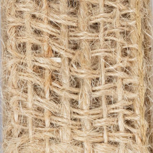 Dekoband Jute 25mm Breite Naturfarben Juteband 10m für Geschenk- und Tischdekoration | Floristik24.at