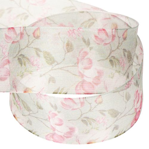 Artikel Geschenkband florales Design für elegante Geschenkverpackungen 15m