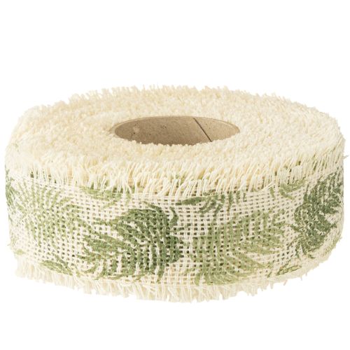 Artikel Dekoratives Baumwollband mit Regenwald-Blatt-Motiv für vielseitige Anwendungen