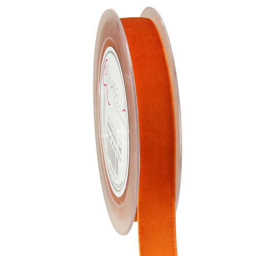 Dekoband Samtband Band Dunkles Orange 20mm 10m