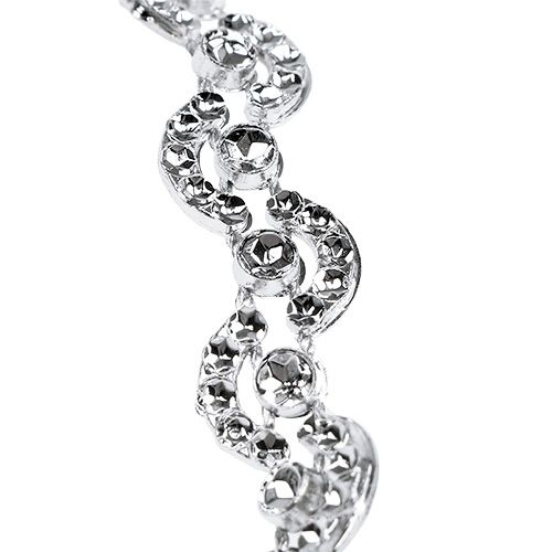 Dekoband Silber glänzend 10mm 9m | Floristik24.at