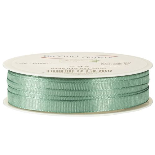 Artikel Dekoband Taftband Geschenkband Grün Salbei 10mm 50m