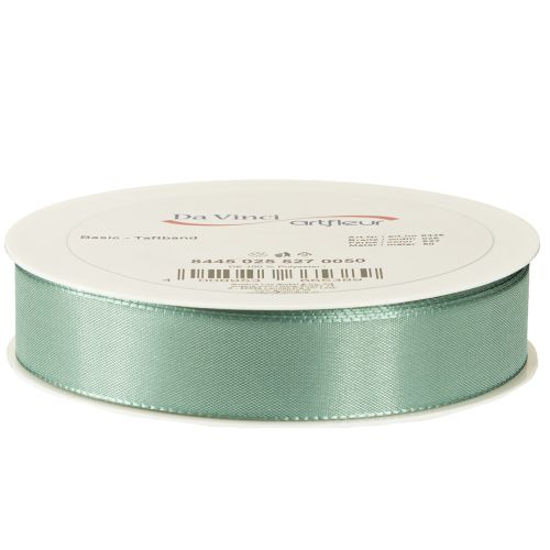 Artikel Dekoband Taftband Geschenkband Grün Salbei 25mm 50m