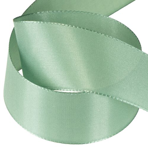 Artikel Dekoband Taftband Geschenkband Grün Salbei 40mm 50m