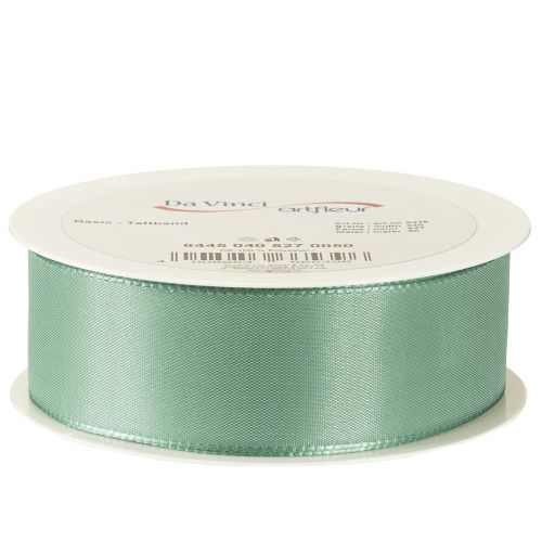 Artikel Dekoband Taftband Geschenkband Grün Salbei 40mm 50m