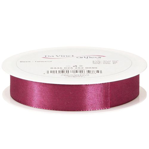 Artikel Dekoband Taftband Geschenkband Polyester Erika 25mm 50m