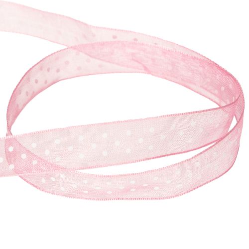 Artikel Geschenkband mit stilvollem Punktedesign für festliche Verpackungen 1,5cm 20m