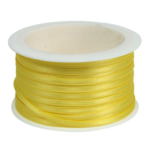 Artikel Dekoband Geschenkband Gelb Taft 3mm x 50m